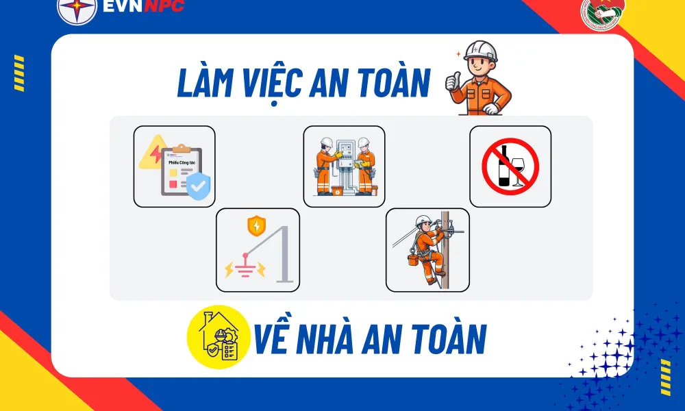 LÀM VIỆC AN TOÀN - VỀ NHÀ AN TOÀN