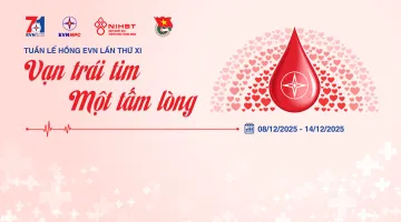 Bộ nhận diện Tuần lễ hồng EVN lần thứ XI - năm 2025