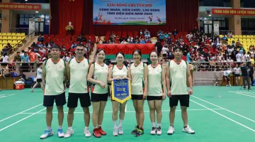 PC Điện Biên sôi nổi tranh tài tại Giải Bóng chuyền hơi CNVCLĐ tỉnh năm 2026