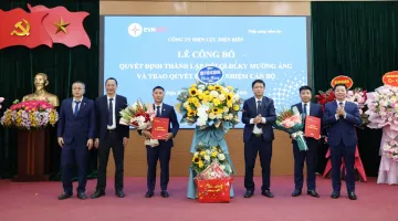 CÔNG TY ĐIỆN LỰC ĐIỆN BIÊN KIỆN TOÀN BỘ MÁY, ĐỒNG HÀNH CÙNG MÔ HÌNH CHÍNH QUYỀN HAI CẤP