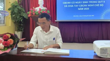 Phân xưởng Phát điện tổ chức buổi gặp mặt và chia tay cán bộ công nhân viên nghỉ hưu theo chế độ trong quý II năm 2025