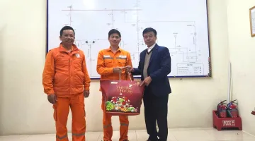 Công đoàn Phân xưởng Phát điện kịp thời động viên Người lao động tại hiện trường sản xuất