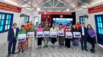 Ấm áp chương trình "Trao niềm tin - Gửi yêu thương" tại xã Thanh Yên