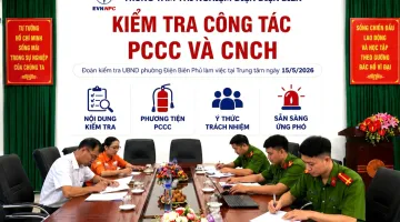 Tăng cường kiểm tra PCCC, đảm bảo an toàn tại Trung tâm thí nghiệm điện Điện Biên