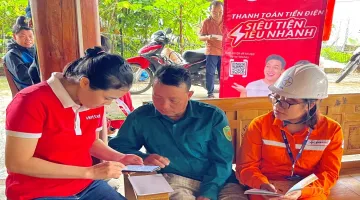 Điện lực TP Điện Biên Phủ đẩy mạnh chuyển đổi số: Thanh toán tiền điện không dùng tiền mặt qua Viettel Money