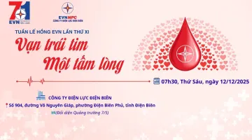 Công ty Điện lực Điện Biên chính thức khởi động Tuần lễ hồng EVN lần thứ XI