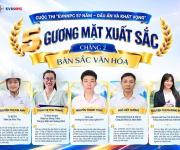 Từ bản sắc văn hóa đến khát vọng đổi mới: Lắng nghe câu chuyện của 5 gương mặt xuất sắc Chặng 2 Cuộc thi “EVNNPC 57 năm – Dấu ấn và khát vọng”