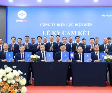 Công ty Điện lực Điện Biên đẩy mạnh thực thi văn hóa an toàn lao động