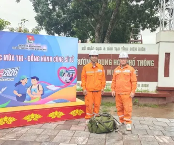 Điện lực Mường Nhé (Công ty Điện lực Điện Biên) đảm bảo cấp điện an toàn cho kỳ thi tốt nghiệp THPT năm 2026