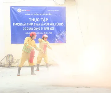 PC Điện Biên hưởng ứng Ngày toàn dân phòng cháy chữa cháy siết chặt các biện pháp an toàn điện