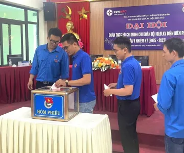 Đội QLĐLKV Điện Biên Phủ tổ chức thành công Đại hội Đoàn TNCS Hồ Chí Minh Khóa V nhiệm kỳ 2025-2027