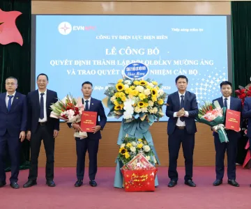 CÔNG TY ĐIỆN LỰC ĐIỆN BIÊN KIỆN TOÀN BỘ MÁY, ĐỒNG HÀNH CÙNG MÔ HÌNH CHÍNH QUYỀN HAI CẤP