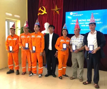 Phân xưởng Phát điện tổ chức sinh nhật cho CBCNV có ngày sinh trong Quý I năm 2026