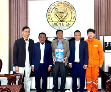 Đội QLĐLKV Thanh An tri ân khách hàng sản xuất công nghiệp trọng điểm