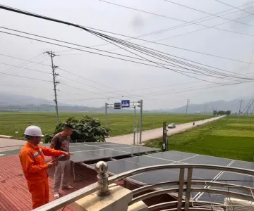 Điện lực Thanh An đẩy mạnh phát triển điện mặt trời mái nhà theo mô hình "tự sản xuất, tự tiêu thụ"