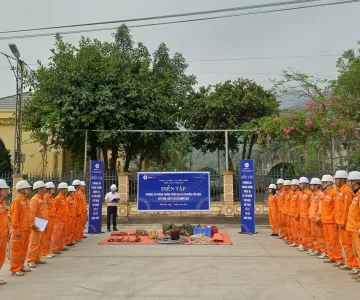 Điện lực Thanh An giải "bài toán" sự cố kép trong diễn tập PCTT&TKCN 2026