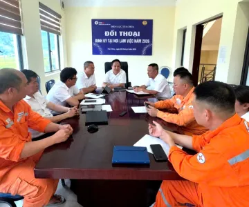 Điện lực Tủa Chùa tổ chức đối thoại định kỳ tại nơi làm việc năm 2026