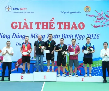 CÔNG TY ĐIỆN LỰC ĐIỆN BIÊN SÔI NỔI GIẢI THỂ THAO KHAI XUÂN, TẠO ĐỘNG LỰC THỰC HIỆN THẮNG LỢI NHIỆM VỤ NĂM 2026