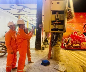 Đội QLĐLKV Tuần Giáo chủ động “thắp sáng” Chợ Tết Xuân Bính Ngọ 2026