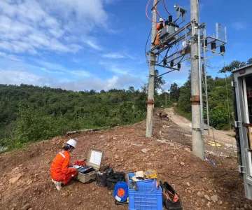 Trung tâm Thí nghiệm điện Điện Biên khắc phục mưa lũ, hoàn thành kiểm tra trạm biến áp Tả Ló San