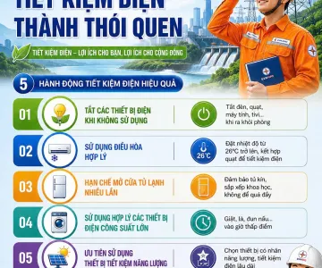 PC Điện Biên cảnh báo hóa đơn tiền điện tăng cao mùa nắng nóng, hướng dẫn sử dụng điện tiết kiệm, an toàn và hiệu quả.
