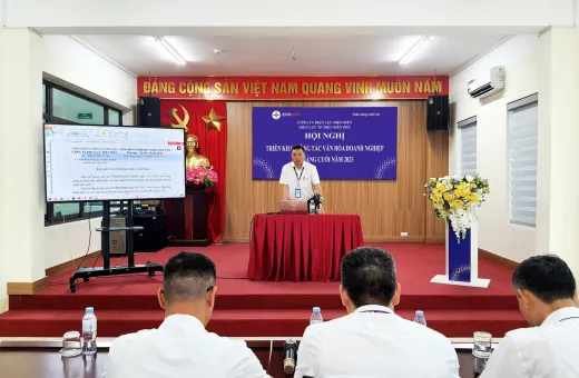 Điện lực thành phố Điện Biên Phủ tổ chức Hội nghị triển khai công tác VHDN các tháng cuối năm 2023.