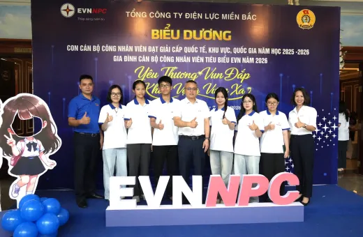 Công ty Điện lực Điện Biên vinh dự có học sinh tiêu biểu nhận biểu dương cấp Tổng công ty năm 2026