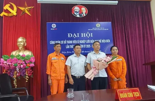 Đại hội Công đoàn Xí nghiệp lưới điện cao thế Điện Biên thành công tốt đẹp
