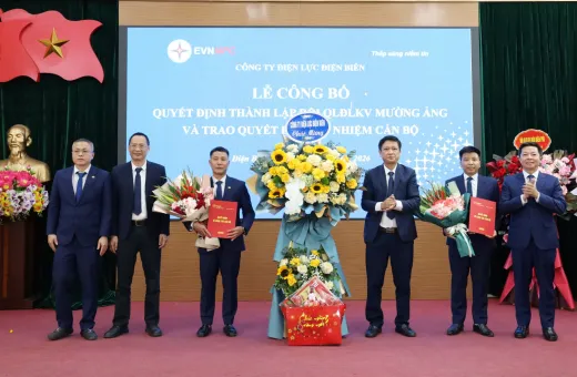 CÔNG TY ĐIỆN LỰC ĐIỆN BIÊN KIỆN TOÀN BỘ MÁY, ĐỒNG HÀNH CÙNG MÔ HÌNH CHÍNH QUYỀN HAI CẤP