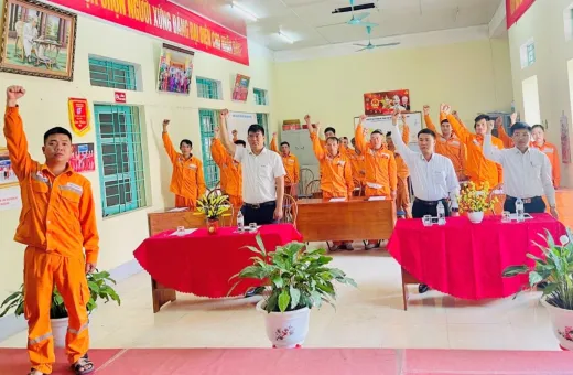 Điện lực Mường Ảng lan tỏa nét đẹp Văn hóa doanh nghiệp gắn liền với An toàn lao động năm 2026