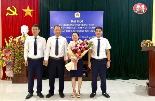 Đại hội Công đoàn Đội QLĐLKV Mường Nhé hướng tới chặng đường mới với quyết tâm cao
