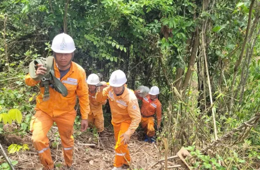 Đội QLĐLKV Mường Nhé nâng cao độ tin cậy lưới điện trong điều kiện địa hình khó khăn