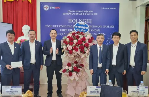 Đội Quản lý Điện lực Khu vực Na Son siết chặt kỷ luật, bứt phá chỉ tiêu năm 2026
