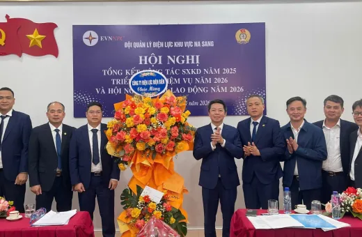 Đội QLĐLKV Na Sang lấy an toàn và chất lượng dịch vụ làm "kim chỉ nam" cho năm 2026