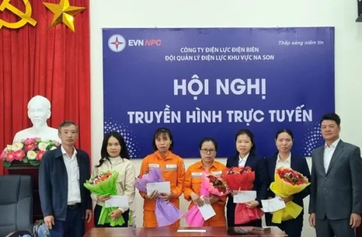 Đội Quản lý Điện lực khu vực Na Son tổ chức chúc mừng Ngày Quốc tế Phụ nữ 8/3