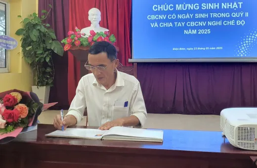 Phân xưởng Phát điện tổ chức buổi gặp mặt và chia tay cán bộ công nhân viên nghỉ hưu theo chế độ trong quý II năm 2025