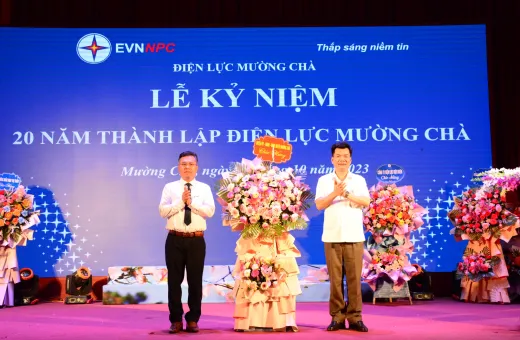 Điện lực Mường Chà tổ chức Lễ kỷ niệm 20 năm thành lập 2003-2023