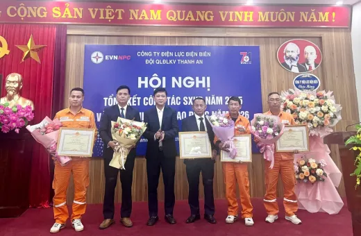 Đội Quản lý Điện lực Khu vực Thanh An điểm tựa vững chắc cho sự phát triển địa phương