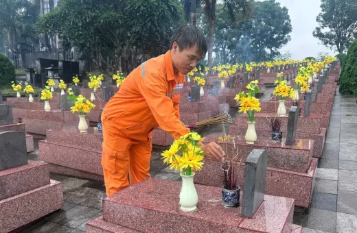Đội QLĐLKV Thanh An tri ân các Anh hùng liệt sĩ