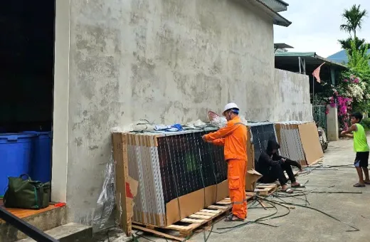 Điện lực Thanh An (Công ty Điện lực Điện Biên) thúc đẩy phát triển điện mặt trời mái nhà vì môi trường xanh