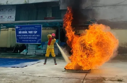 Nâng cao kỹ năng phòng cháy chữa cháy tại Đội QLĐLKV Tuần Giáo