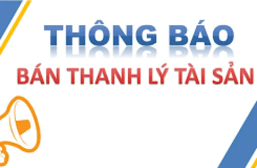 Thông báo về việc lựa chọn tổ chức hành nghề đấu giá  tài sản, VTTB bán thanh lý đợt 1/2025 (Lô 1)