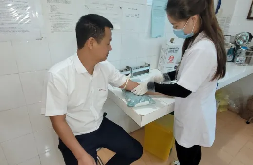 Điện lực Mường Nhé tổ chức khám sức khỏe định kỳ cho CBCNV-LĐ