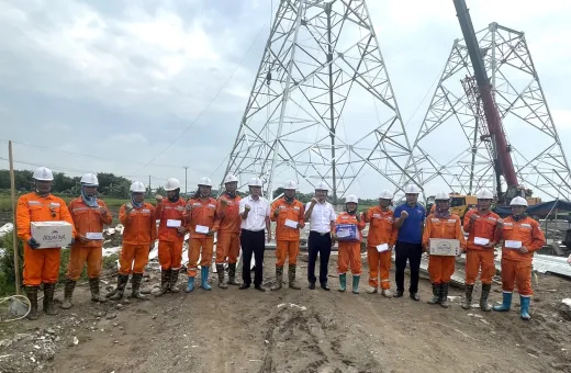 Ban lãnh đạo Công ty Điện lực Điện Biên thăm hỏi, động viên tổ xung kích tham gia hỗ trợ thi công dự án Đường dây 500kV mạch 3 Quảng Trạch - Phố Nối